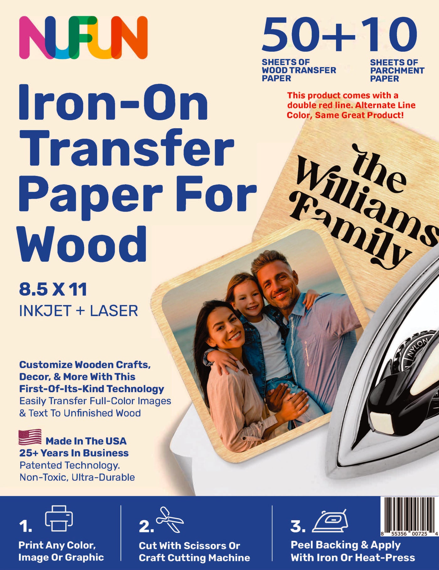 NuFun Activities DIY Wood Transfer Paper