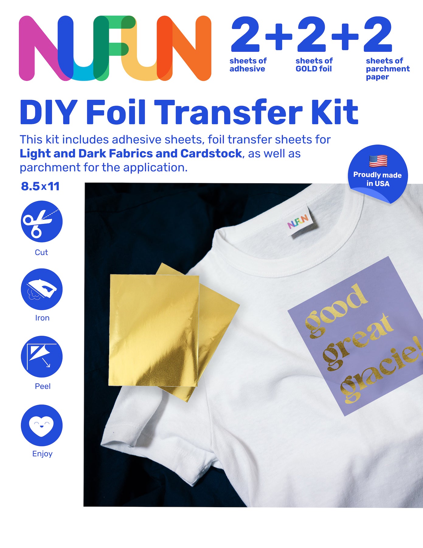Kasyu Foil Transfer Rolls Haz para el kit de transferencia de
